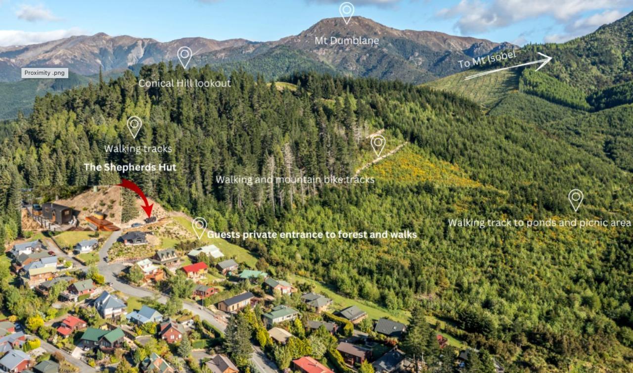 The Shepherds Hut - Boutique Retreat. Ханмер Спрингс Екстериор снимка